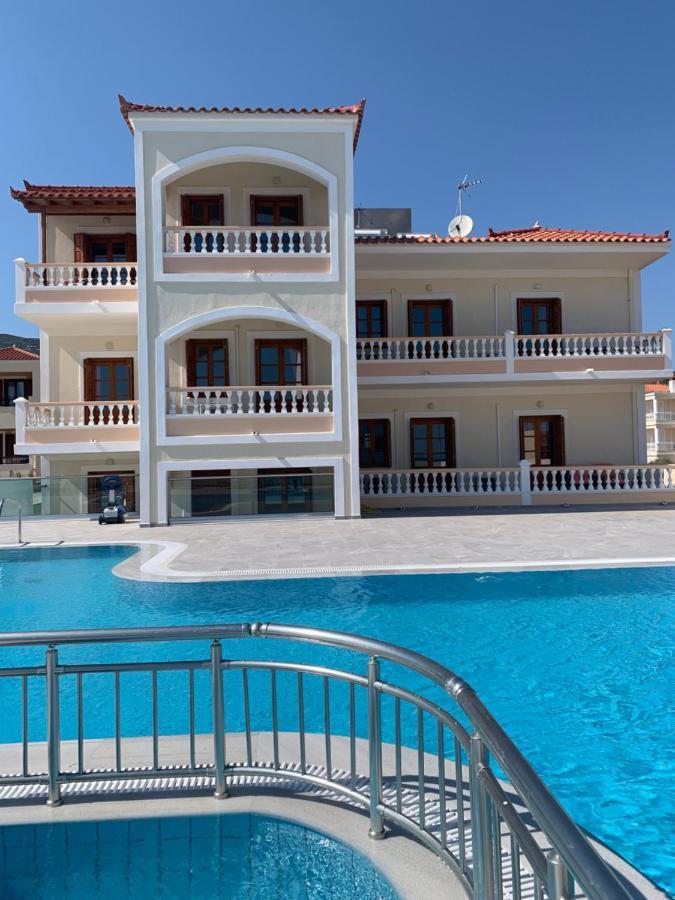Anemos Apartments Marathókampos Esterno foto